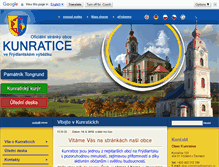 Tablet Screenshot of obeckunratice.cz